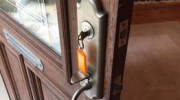 Check out this repair job Golden Locksmith performed for a Baldwin lock set.