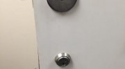 Golden Locksmith can expertly install and repair all forms of deadbolts - here we worked on a unique deadbolt with an indicator in place.