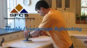 Marble countertop polishing, refinishing, repair, cleaning, and sealing