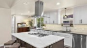 Dallas, TX Home Renovation! Quartz Countertops mixed colors throughout. Just beautiful.